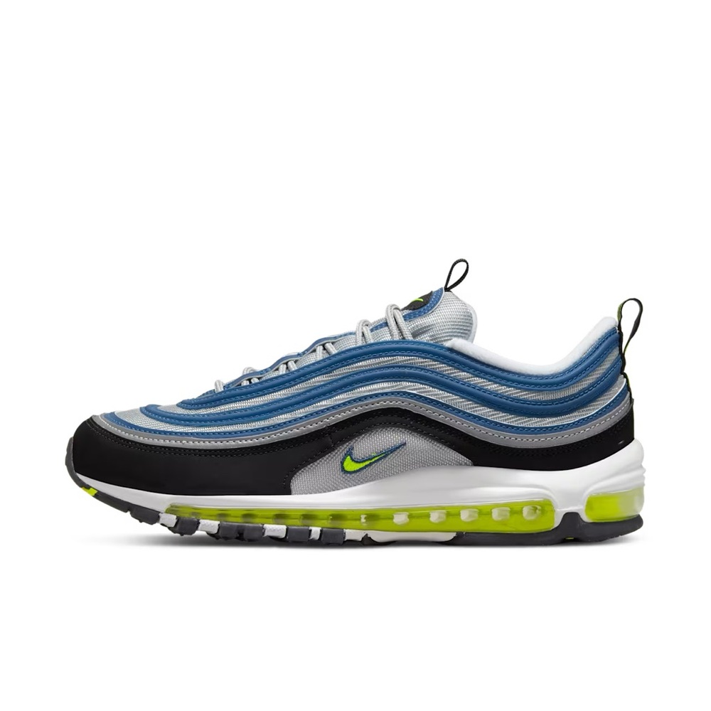 Nike Air Max 97 Blue and Green Sneakers